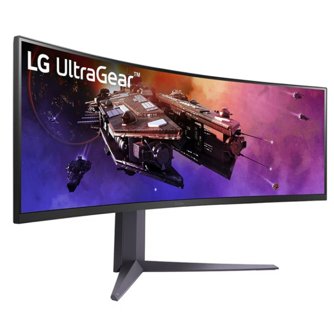 Monitor Curvo LG UltraGear 45pulgadas QHD 5120x1440 1ms 200Hz, FreeSync USB-C 45GR75DC gamer ultrawide / LG
