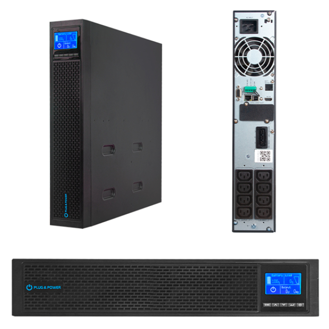 UPS Plug & Power Innova Unity IoT URT Series 2kVA, 2000VA,2000W, 220V, DB-9 RS 232/USB / URT