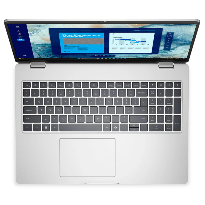 Laptop Dell Pro 16 PC16250, Intel Ultra5 235U vPro, Memoria RAM 16Gb, Disco Solido 512Gb SSD, Plata Platino, Pantalla 16pulgadas Full HD Plus, Win11 Pro, 8.70Horas Duracion de pilas / Dell