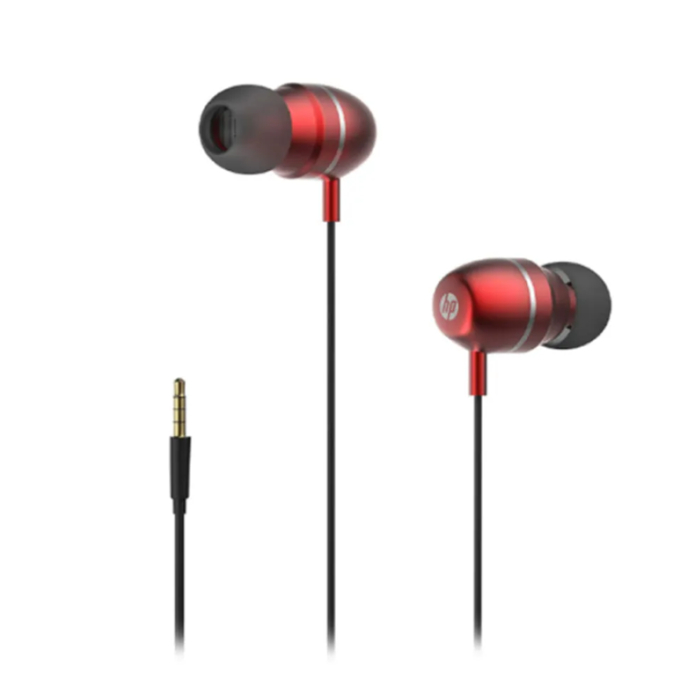 AUDIFONO IN-EAR HP AJUSTE VOLUMEN Y MICROF DHH-3112 ROJO 2B288AA / HP