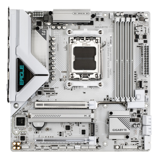 PLACA MADRE MOTHERBOARD GIGABYTE AMD AM5 B850M EAGLE WF6E ICE B850M EAGLE WF6E ICE / GIGABYTE