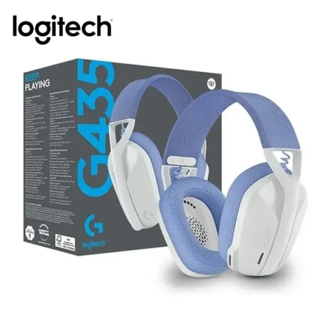 Audifono con Microfono Logitech G435 Bluetooth LIGHTSPEED WHITE (981-001073) / Logitech