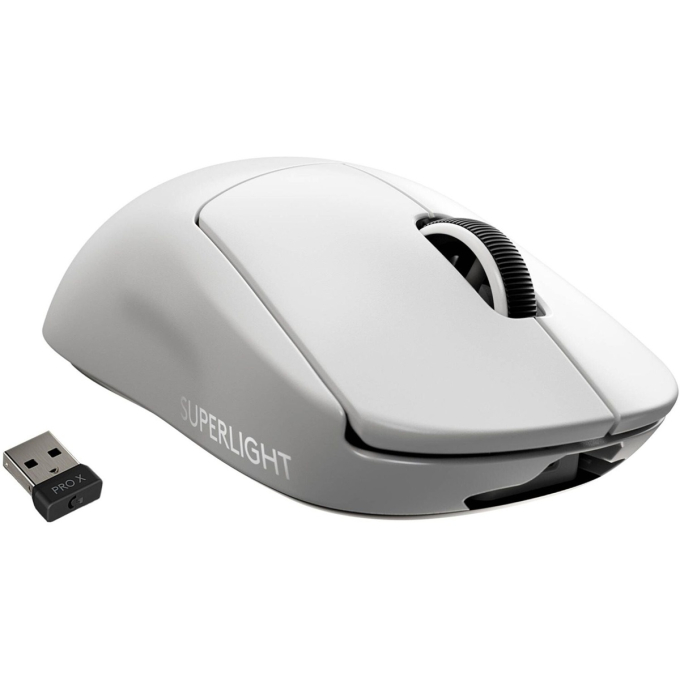 MOUSE LOGITECH G PRO X SUPERLIGHT WIRELESS LIGHTSPEED HERO 25K WHITE (910-005940) 910-005940 / Logitech
