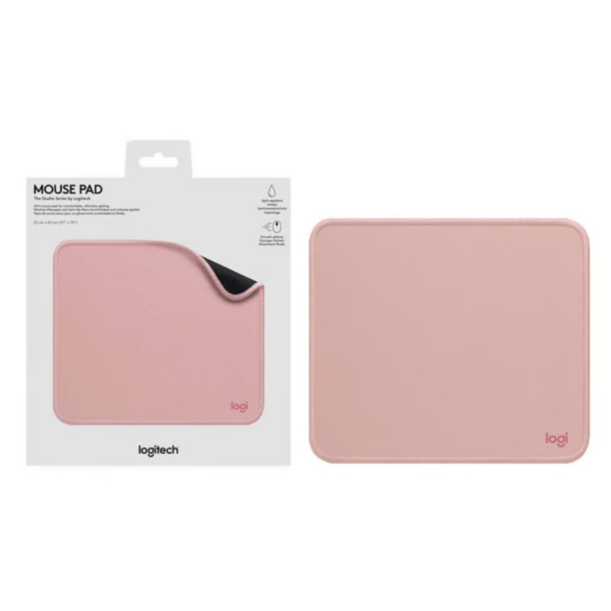 PAD MOUSE LOGITECH ANTI-SALPICADURAS 200X230MM ROSE (956-000037)-P 956-000037 / LOGITECH