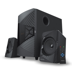 PARLANTE CREATIVE E2500 2.1 30W/60W BT/ FM/ USB/ 3.5MM 220V BLACK (51MF0485AA001) 51MF0485AA001