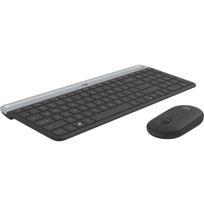 TECLADO LOGITECH + MOUSE MK470 WIRELESS SLIM USB BLACK (PN 920-009266)-P 920-009266 / LOGITECH