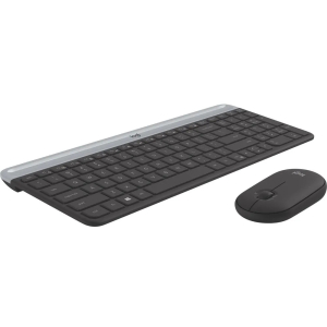 TECLADO LOGITECH + MOUSE MK470 WIRELESS SLIM USB BLACK (PN 920-009266)-P 920-009266