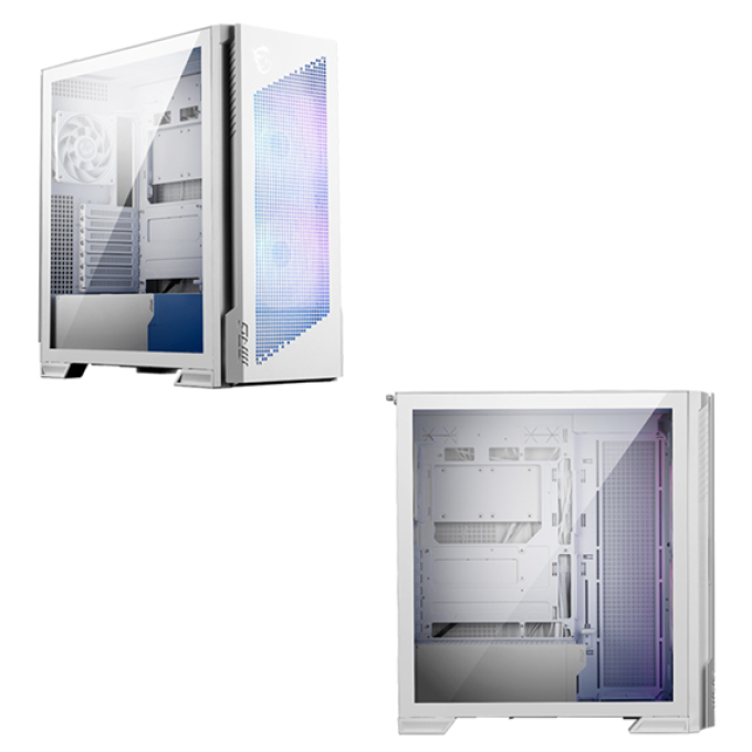 Case MSI MPG VELOX 300R AIRFLOW PZ / WHITE, Mid-Tower, Mini-ITX, Micro-ATX, ATX, *EATX / MSI
