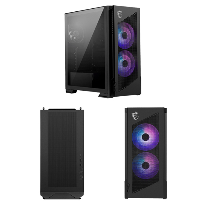 Case MSI MPG VELOX 300R AIRFLOW PZ / BLACK, Mid-Tower, Mini-ITX, Micro-ATX, ATX, *EATX / MSI