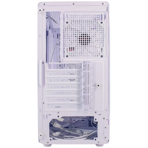 Case sin fuente Gamer TEROS TE-1329G, ITX, M-ATX, ATX, 3.5pulgadas y 2.5pulgadas, Blanco / Teros