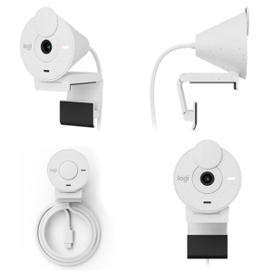 Camara Web Logitech Brio 300, Megapixeles de camara: 2MP, USB-C, Microfono mono / Logitech