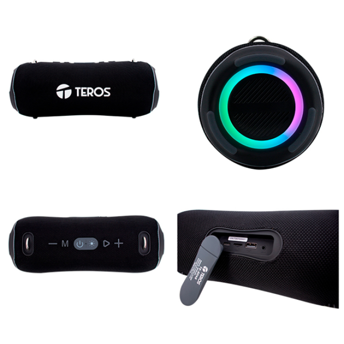 Parlante Ultra TE-6046N, color negro, 40 W / Teros