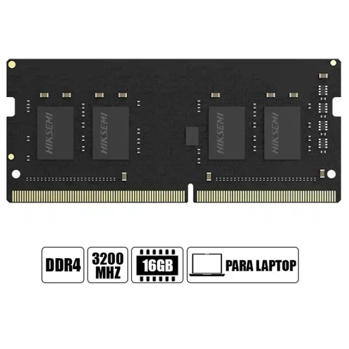 Memoria SODIMM HIKSEMI 16Gb DDR4-3200MHz PC4-25600, CL22, 1.2V para Laptop / HIKSEMI