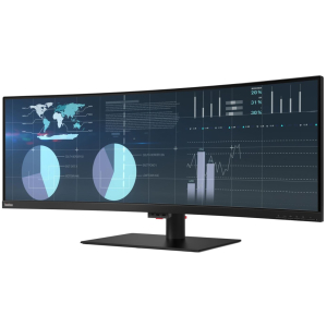Monitor Lenovo ThinkVision P44w 43.4pulgadas Curvo UltraWide 144Hz WQXGA (3840x1200), HDMI, DisplayPort, HUB USB, USB Type-C, VESA (oferta) / Lenovo