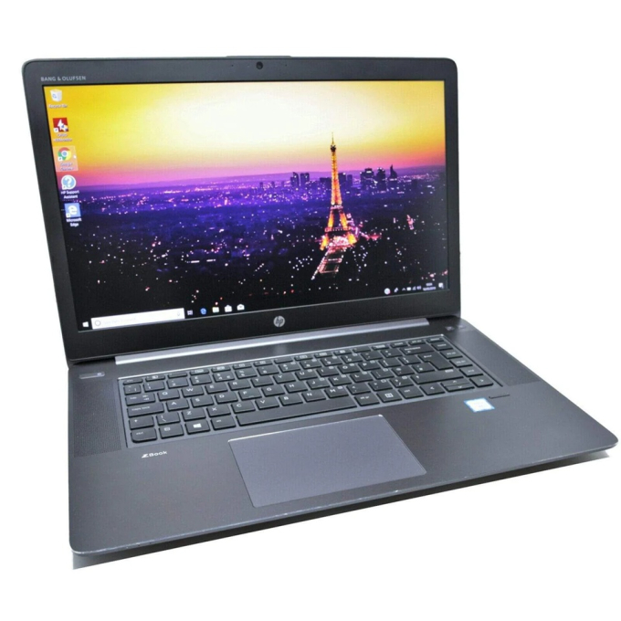 Laptop HP Workstation ZBook 15 Studio G3, Intel Xeon E3-1545M v5 2.9 GHz, Memoria RAM 16Gb, Disco Solido 512Gb SSD, Video NVIDIA Quadro M1000m 4Gb, Pantalla 15.6pulgadas LED FHD, Win10 Pro (oferta) Estacion de Trabajo / HP