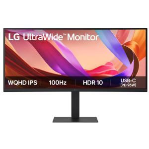 Monitor Curvo LG 34pulgadas UWQHD IPS 100Hz 5ms, HDMI, DP, USB-C, Parlantes, 34U650A-B.AWF Ultrawide / LG