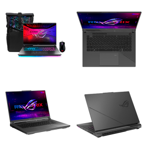 NB ASUS ROG G614FM-RV009W, AMD Ryzen 9-9955HX 2.5-5.4G, Memoria RAM 16GB DDR5, tarjeta de video RTX5060 8GB, disco solido 1Tb, pantalla 16pulgadas / ASUS