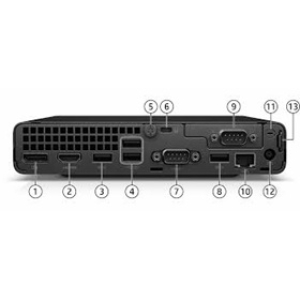 CPU HP PRO 260 G9, Intel i5-1334U, Memoria RAM 16Gb, Disco Solido 512Gb SSD, BE5S8AT / HP