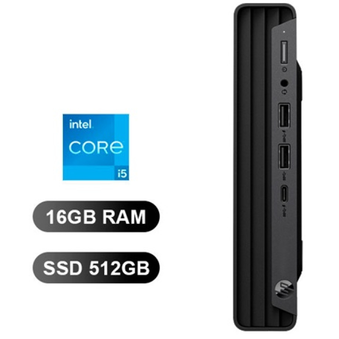 CPU HP PRO 260 G9, Intel i5-1334U, Memoria RAM 16Gb, Disco Solido 512Gb SSD, BE5S8AT / HP