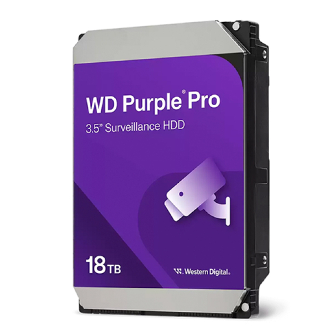 Disco duro Western Digital WD Purple Pro 18TB, SATA, 7200 rpm, 3.5pulgadas, 512MB Cache / Western Digital