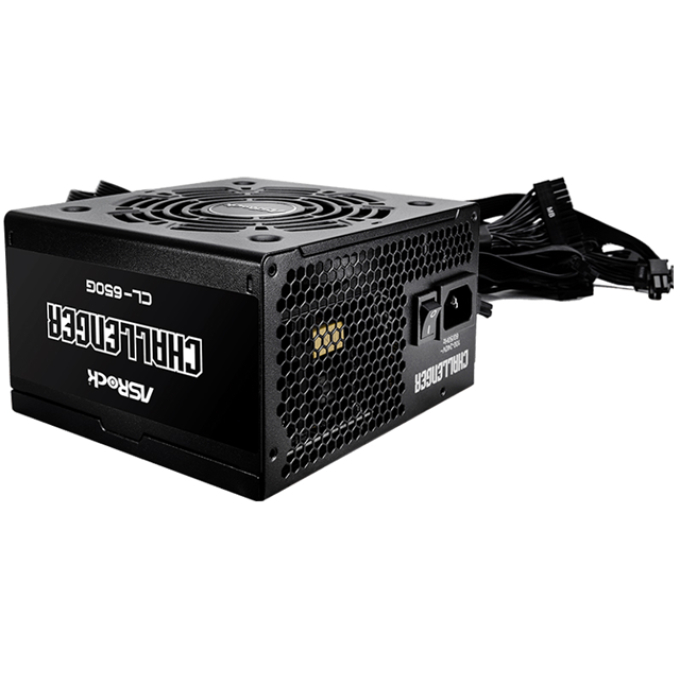 Fuente de alimentacion Asrock, 650W, ATX, 80 Plus Gold. / Asrock