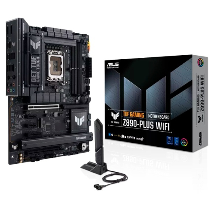Motherboard ASUS TUF GAMING Z890-PLUS WIFI, Chipset Intel Z890, LGA 1851, HDMI, DP, ATX gamer / Asus
