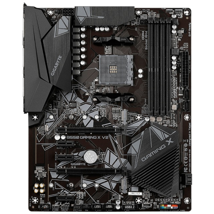 Motherboard Gigabyte B550 GAMING X V2 (rev. 1.0), Chipset AMD B550, Socket AMD AM4, ATX, gamer / Gigabyte