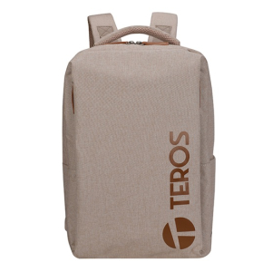 Mochila Backpack Teros City III TE-9046BG, para Notebooks de hasta 15.6pulgadas, Color Beige / Teros