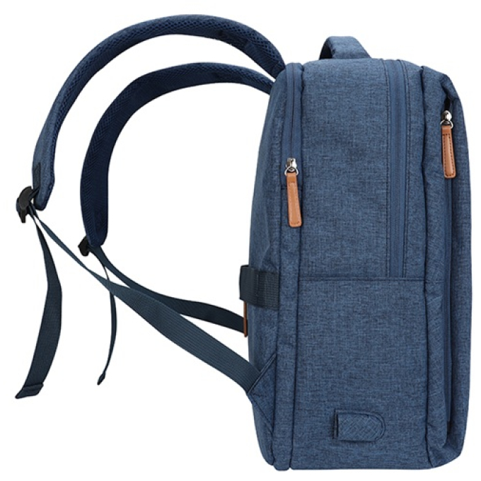 Mochila Backpack Teros City III Navy TE9048NV, para Notebooks de hasta 15.6pulgadas, Color Azul / Teros