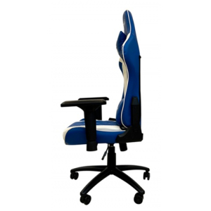 Silla Gamer Teros TE-8126B, azul y blanco / Teros