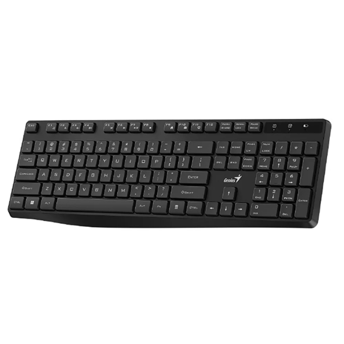 TECLADO GENIUS WIRELESS KB-7200 AI COPILOT MULTIMEDIA USB SP BLACK (31320002401) / GENIUS