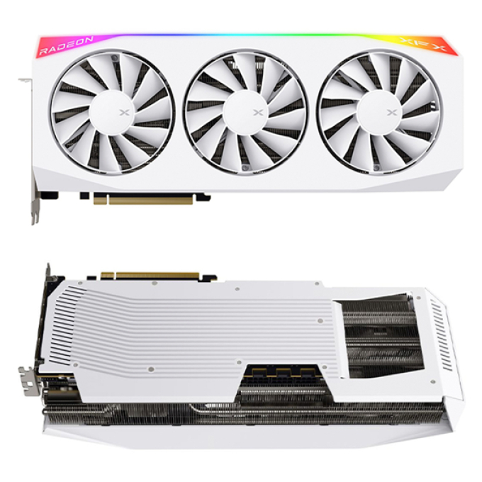 Tarjeta de video XFX Mercury AMD Radeon RX 9070XT OC White Gaming Edition,16GB DDR6, PCIe5 / XFX