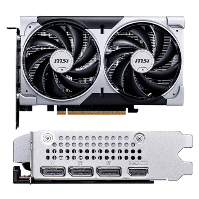 Tarjeta de video MSI GeForce RTX 5060 8G VENTUS 2X OC, 8GB GDDR7, PCIe Gen 5.0 x16 (x8) / msi