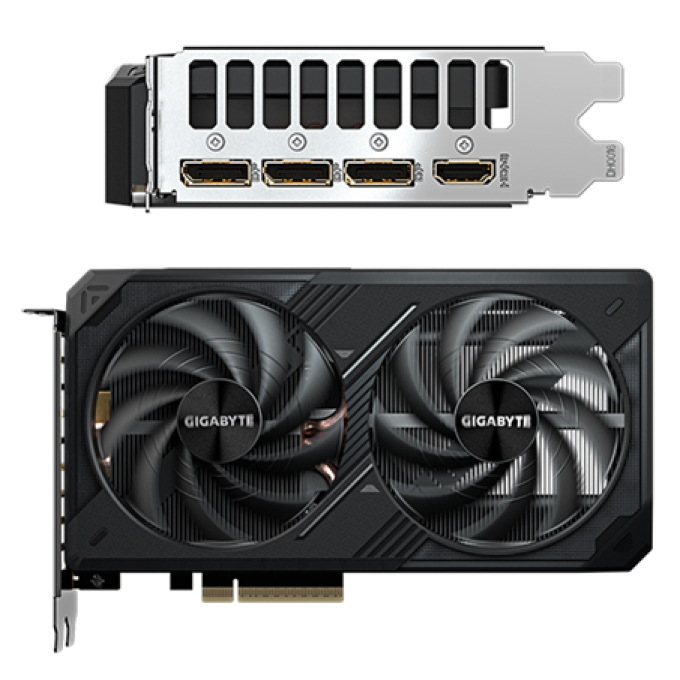 Tarjeta de video GIGABYTE GeForce RTX 5060 Ti WINDFORCE OC 8G, 8 GB GDDR7, PCIe Gen 5.0 / GIGABYTE