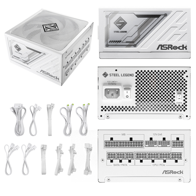 Fuente de alimentacion Asrock, SL-1200GW, 1200W, ATX, 80 Plus Gold. / ASROCK