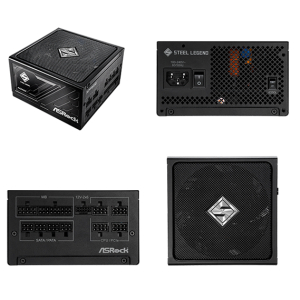Fuente de alimentacion Asrock SL-750G, 750W, ATX, 80 Plus Gold.