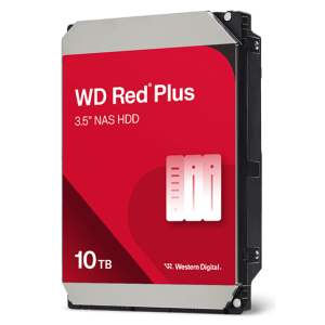 Disco Duro Western Digital NAS WD Red Plus 10 TB 3.5 Sata / 260 MB/s / 7200 RPM