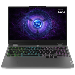 Laptop Lenovo LOQ 15IAX9, Intel i5-12600HX 4.6GHz, Memoria RAM 16Gb DDR5, Disco Solido 512Gb SSD, Video Nvidia 3050 6Gb, Pantalla 15.6pulgadas FHD IPS, Gamer / Lenovo