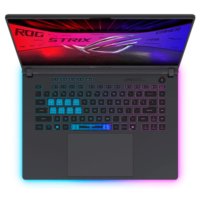 Laptop Asus ROG STRIX G16, Intel i9-14900HX, Memoria RAM 16Gb, Disco Solido 1Tb SSD, Video GeForce RTX5060 8Gb, Win11 Home G615JMR-RV017W, Gamer / Asus