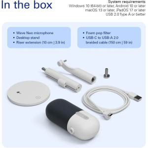 Microfono ELGATO WAVE NEO - USB MICROPHONE 10MAI9901 / ELGATO
