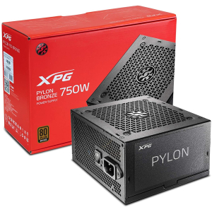 Fuente de alimentacion XPG PYLON 2 750W 80+ BRONZE SM PYLONII750B-BKCUS / XPG