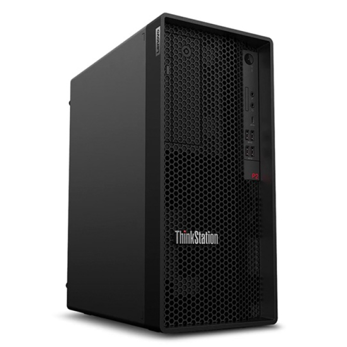 CPU Workstation Lenovo ThinkStation P2 Tower Gen 2, Intel Ultra7 265K 5.5GHz, Memoria RAM 16Gb DDR5, Disco Solido 512Gb SSD, Video NVIDIA RTX A400 4Gb, Win11 Pro / Lenovo