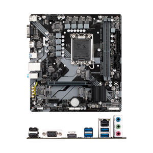 Placa Madre Motherboard Gigabyte B760M H DDR4, Chipset Intel B760, LGA1700, mATX