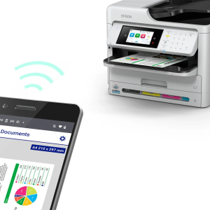 Impresora Epson Pro Workforce-C5810 Multifuncional de tinta, Imprime, Escanea, Copia, Fax, LAN, WiFi Duplex WF-C5810 / Epson