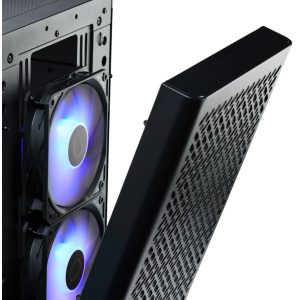 Case, COOLER MASTER, Elite 502, Acero y Vidrio Templado, Ventiladores Multiples, Negro - E502-KGNN-S00 / COOLER MASTER