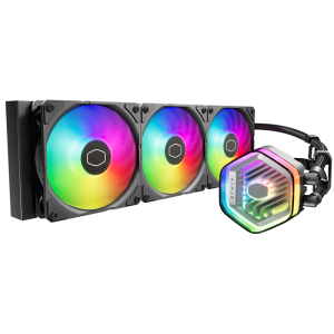 LIQUID COOLING COOLER MASTER MASTERLIQUID 360 ATMOS STEALTH MLX-D36M-A24PK-R1 MLX-D36M-A24PK-R1