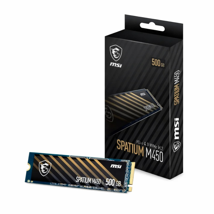 SSD MSI SPATIUM M450 500GB M.2 NVME 1.4 S78-440K380-P83 S78-440K380-P83 / MSI