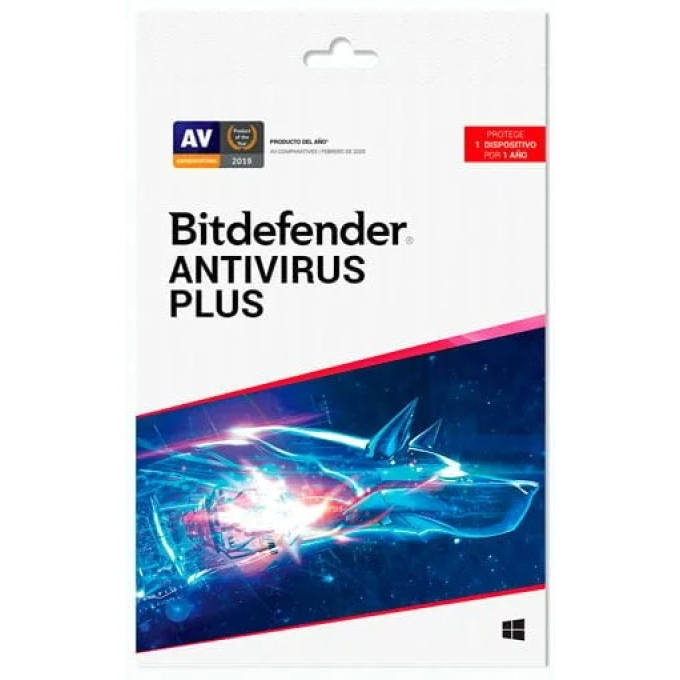 BITDEFENDER ANTIVIRUS PLUS 3PCS 12 MESES (CAJA) B11010063 / BITDEFENDER