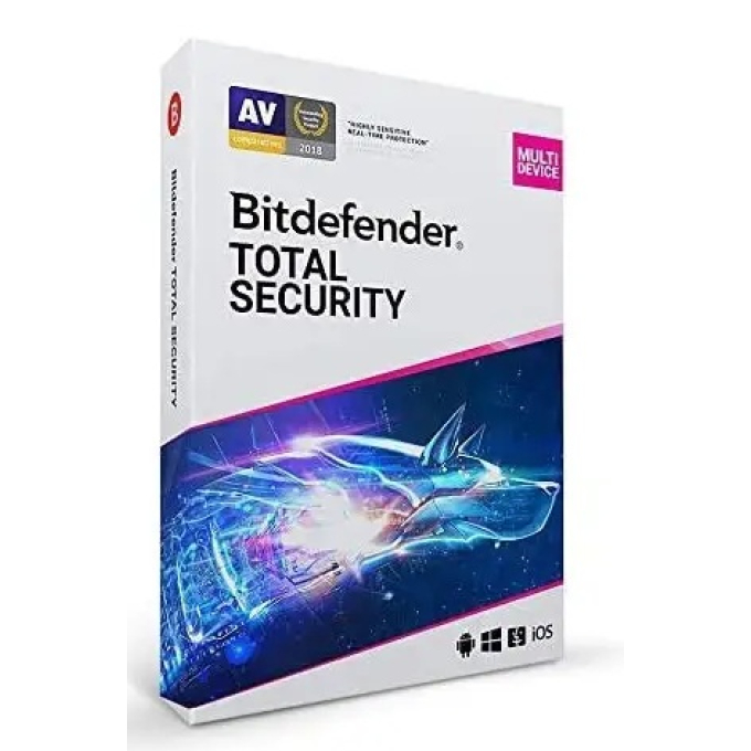 BITDEFENDER TOTAL SECURITY 3 DISPOSITIVOS 12 MESES (CAJA) B11030033 / BITDEFENDER