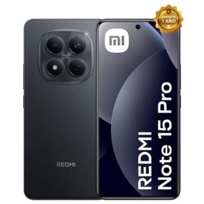 Telefono Celular SmartPhone REDMI NOTE 15 PRO 8+256 GB 4G LTE NEGRO DS / REDMI